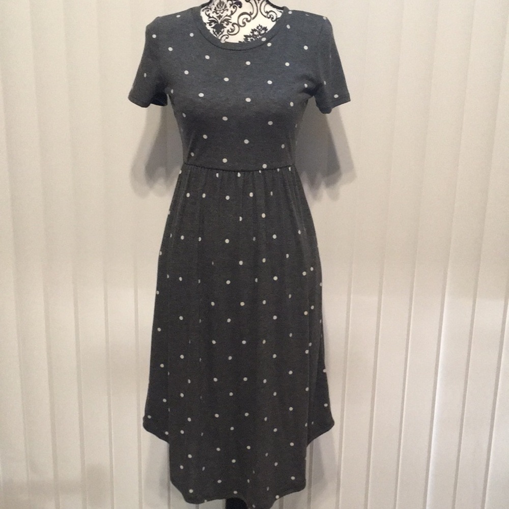 NWOT Reborn Polka Dot Midi Dress